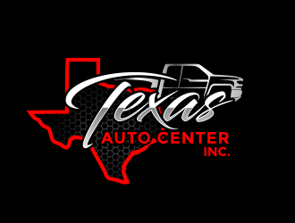 Texas Auto Center, Inc. logo design by scriotx