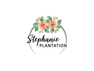 Stephanie Plantation logo design by Anizonestudio