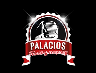 Palacios Transport  logo design by Frenic