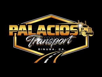 Palacios Transport  logo design by daywalker