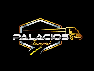 Palacios Transport  logo design by Marianne