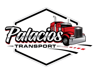 Palacios Transport  logo design by REDCROW