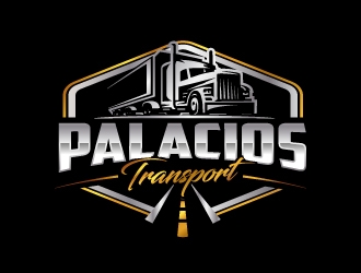 Palacios Transport  logo design by jaize