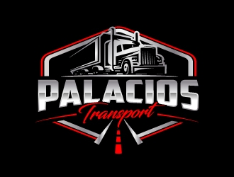 Palacios Transport  logo design by jaize