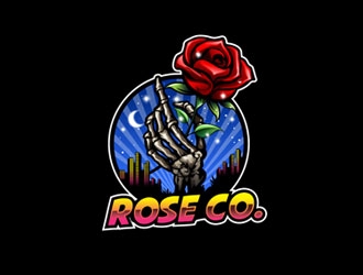 Rose Co. logo design by LogoInvent
