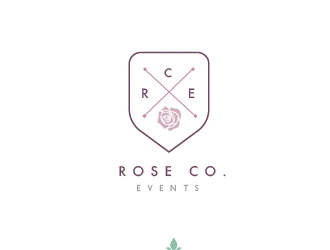 Rose Co. logo design by Rachel