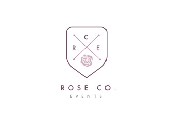 Rose Co. logo design by Rachel