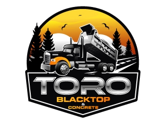 Toro Blacktop & Concrete logo design by Suvendu