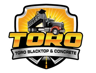 Toro Blacktop & Concrete logo design by Suvendu