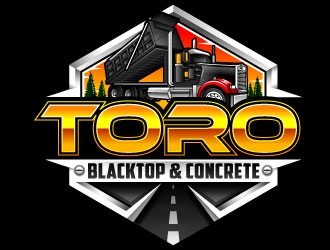 Toro Blacktop & Concrete logo design by Suvendu