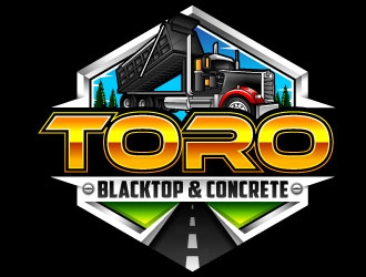 Toro Blacktop & Concrete logo design by Suvendu