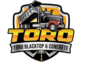 Toro Blacktop & Concrete logo design by Suvendu