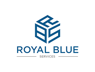 Royal Blue Services logo design by EkoBooM