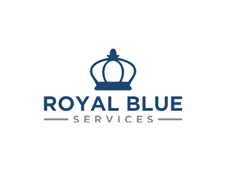 Royal Blue Services logo design by Rizqy