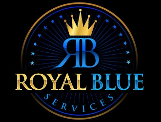 Royal Blue Services logo design by SDLOGO