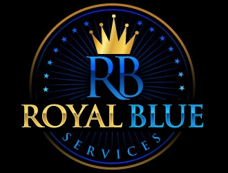 Royal Blue Services logo design by SDLOGO