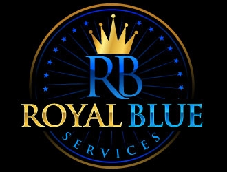 Royal Blue Services logo design by SDLOGO