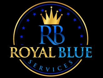Royal Blue Services logo design by SDLOGO