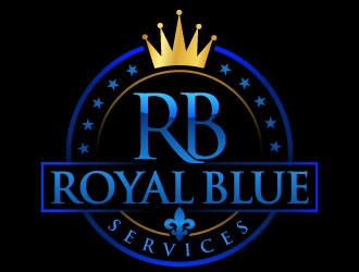 Royal Blue Services logo design by SDLOGO