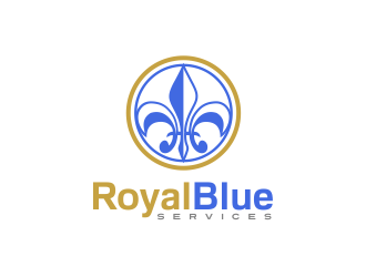 Royal Blue Services logo design by AisRafa