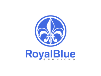 Royal Blue Services logo design by AisRafa