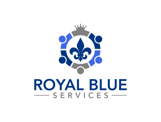 Royal Blue Services logo design by ingepro