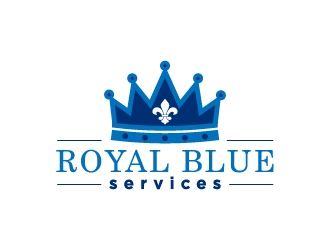 Royal Blue Services logo design by Mirza