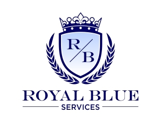 Royal Blue Services logo design by Royan