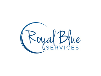 Royal Blue Services logo design by Barkah