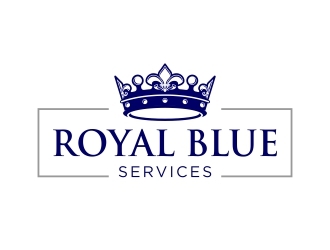 Royal Blue Services logo design by Royan