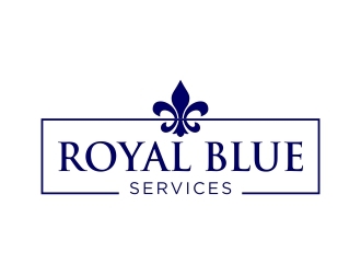 Royal Blue Services logo design by Royan
