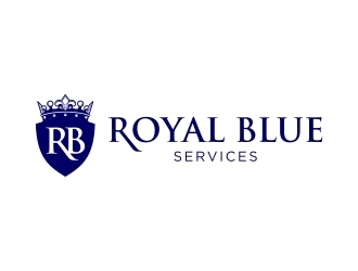 Royal Blue Services logo design by Royan