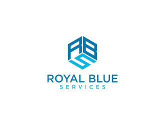 Royal Blue Services logo design by noviagraphic