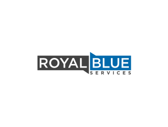 Royal Blue Services logo design by Artomoro