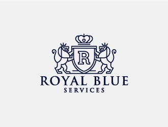 Royal Blue Services logo design by AYATA