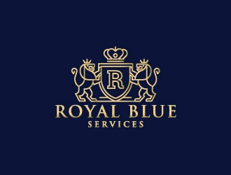 Royal Blue Services logo design by AYATA