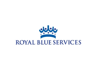 Royal Blue Services logo design by Foxcody