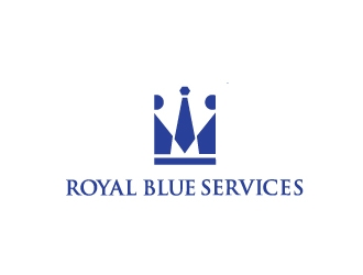 Royal Blue Services logo design by Foxcody