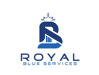 Royal Blue Services logo design by Bl_lue