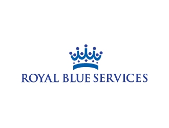 Royal Blue Services logo design by Foxcody