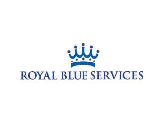 Royal Blue Services logo design by Foxcody