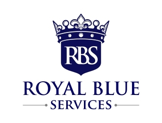 Royal Blue Services logo design by Royan