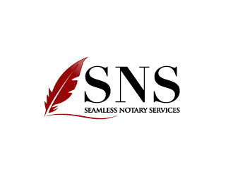 Seamless Notary Services logo design by pencilhand