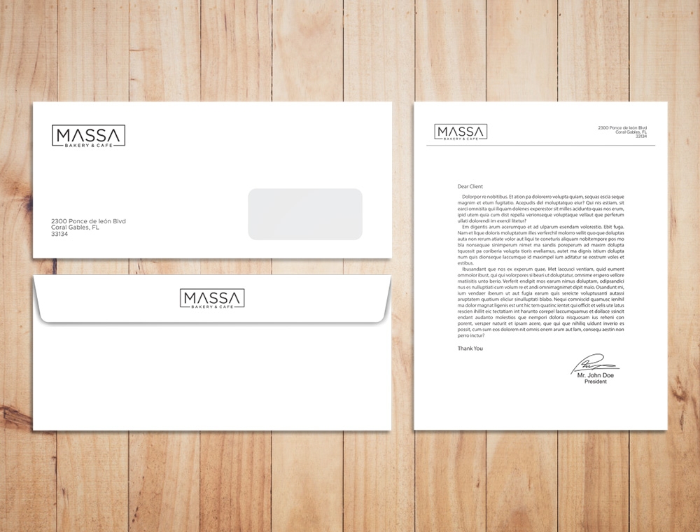 massa - bakery & cafe logo design by Kindo