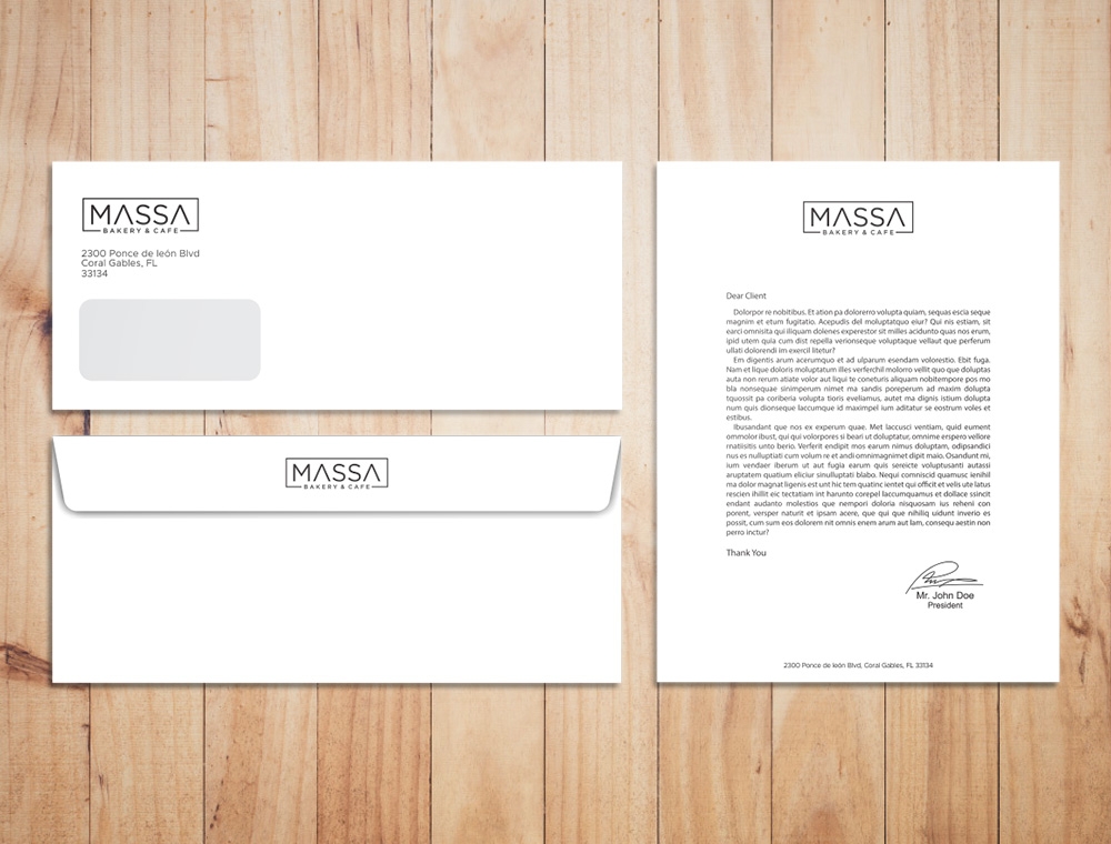 massa - bakery & cafe logo design by Kindo