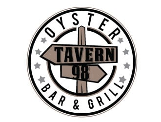 Tavern 98 Oyster Bar & Grill logo design by Conception