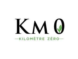 Km 0        Kilomètre zéro logo design by dibyo
