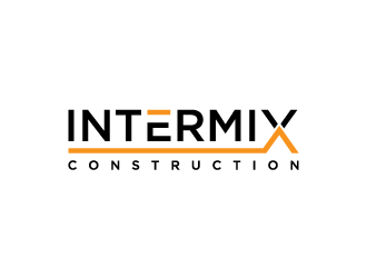 Intermix Construction logo design by denfransko