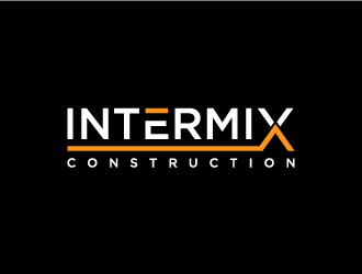 Intermix Construction logo design by denfransko