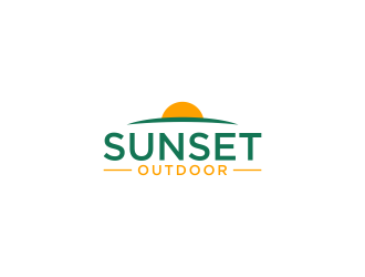 Sunset Outdoor logo design by imagine